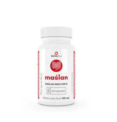 Maślan sodu Sativalife – naturalne wsparcie jelit i mikroflory