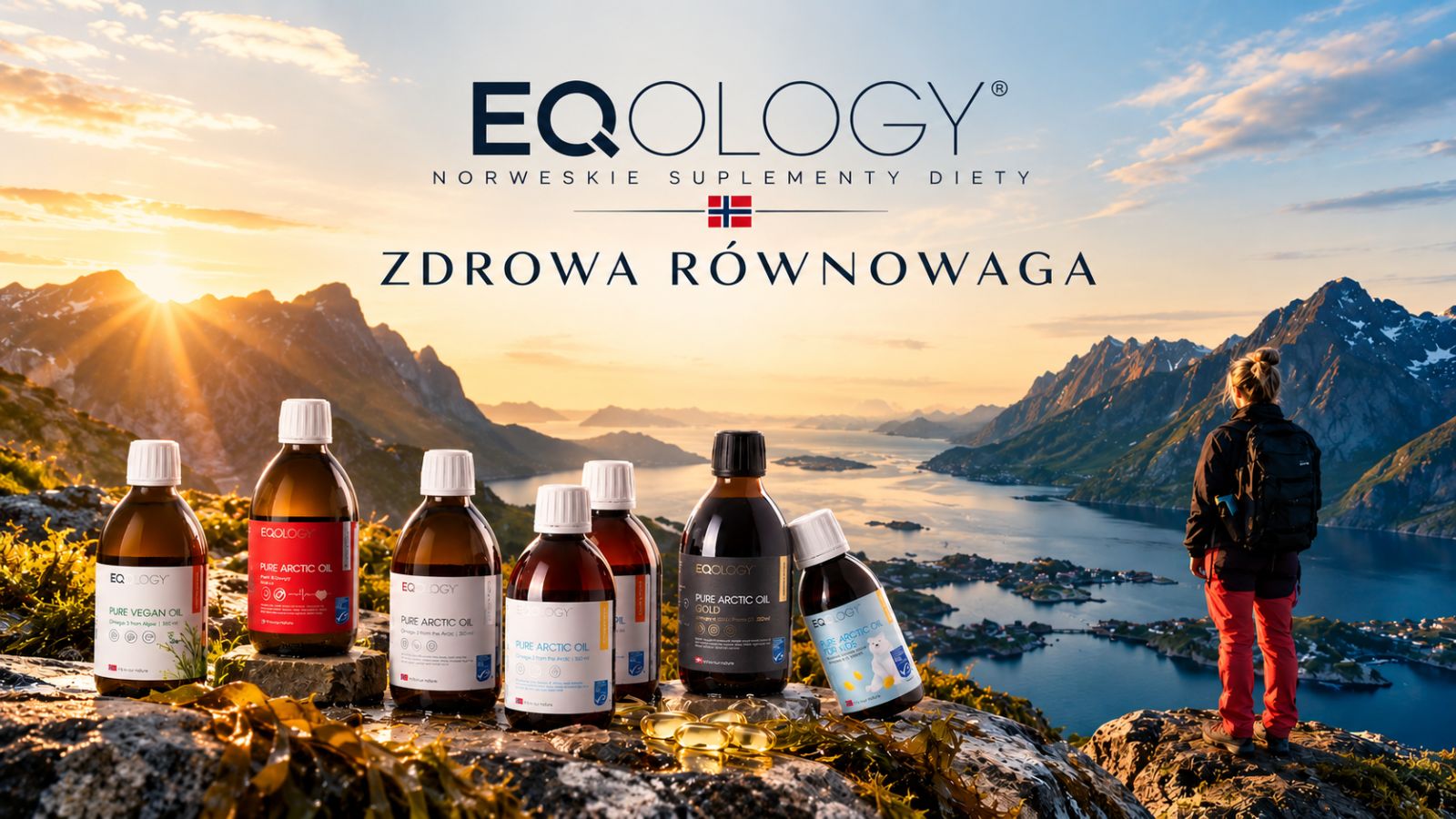 EQOLOGY Norweskie Suplementy Diety oleje Omega 3